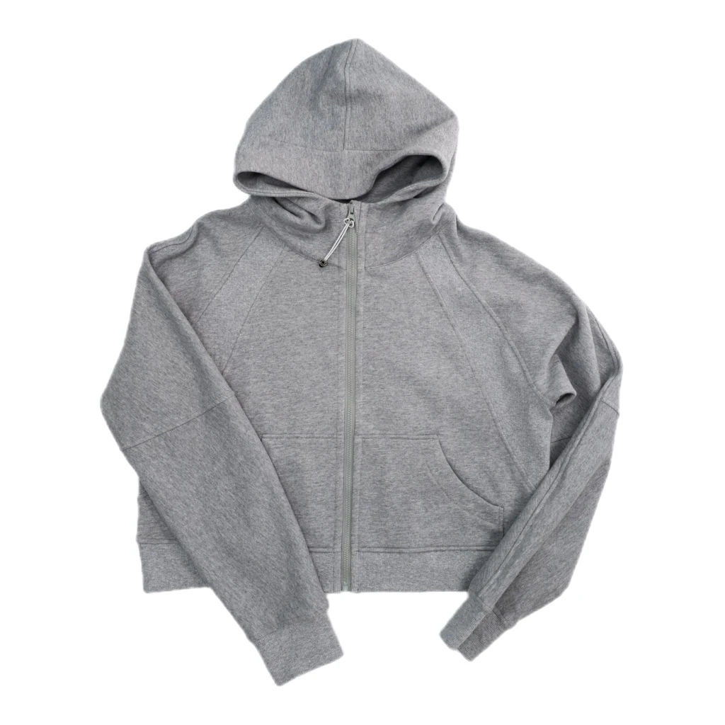 开衫帽子拼接卫衣