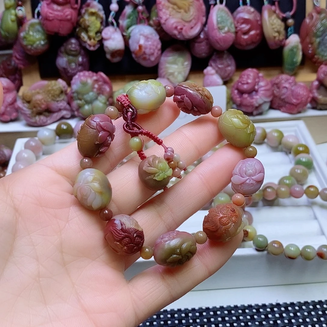 玛瑙/玉髓盐源玛瑙手链未镶嵌