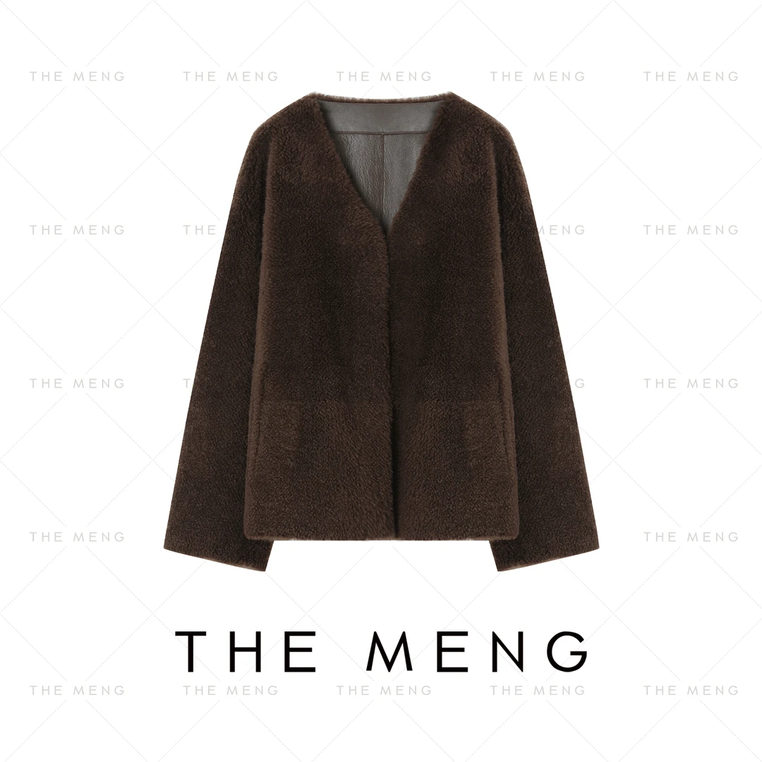 THE MENG【奥地利】Lacon拉贡羊毛皮一体皮草外套#M253M0973