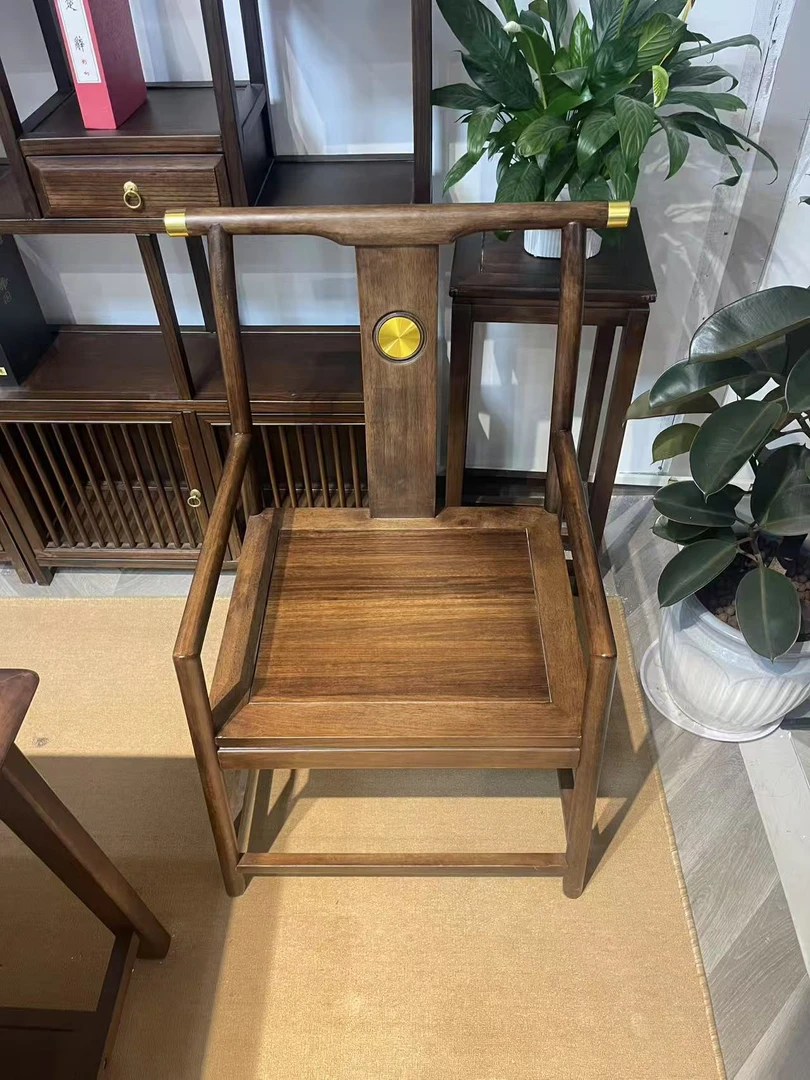 【三台严选】新中式实木茶桌茶台主人椅