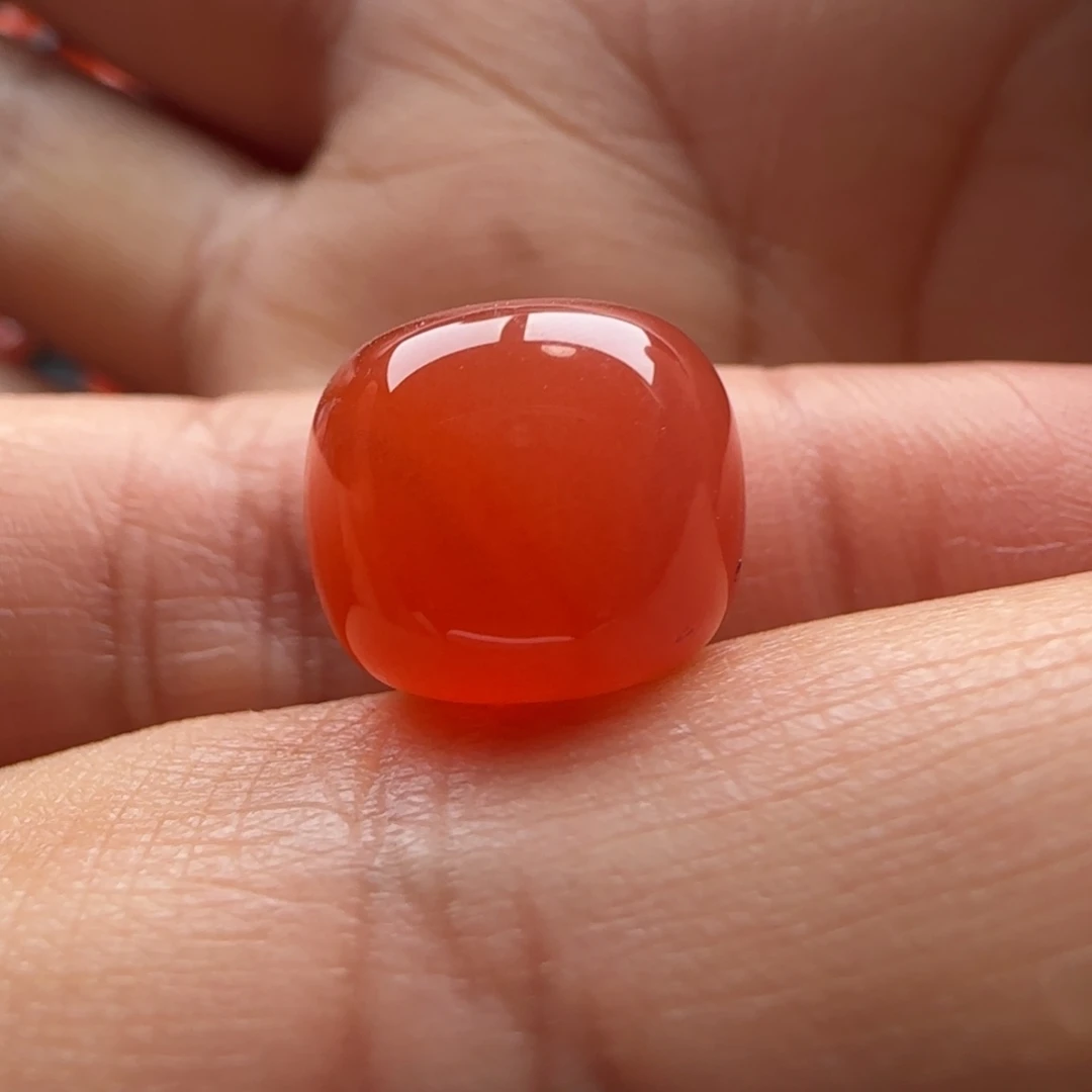 南红玛瑙未镶嵌老型12x10.6白纹