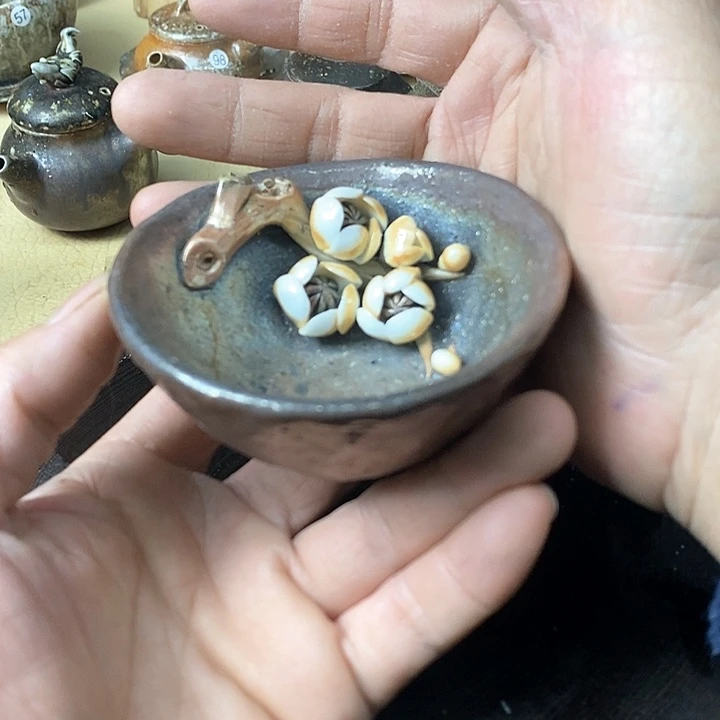 杯乐**乐手工粗陶、柴烧茶器