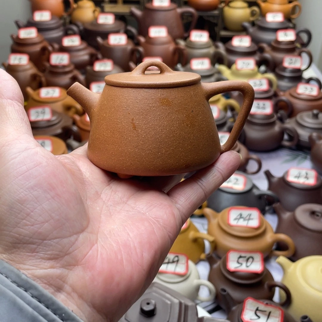 壹***贰紫砂茶壶宜兴紫砂半手工