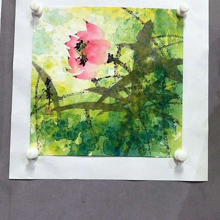 国画亲笔手绘放心去藏