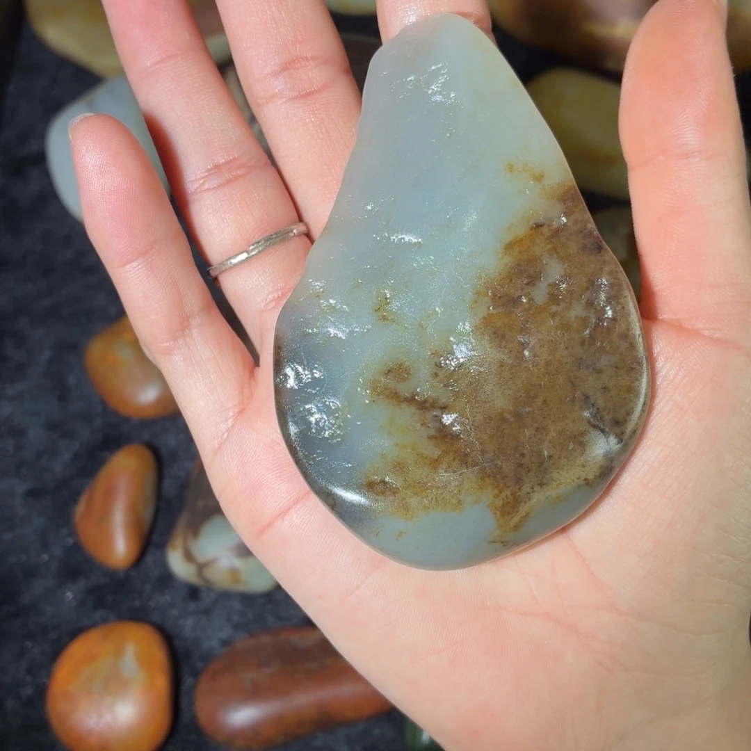 和田玉未镶嵌挂件98.1