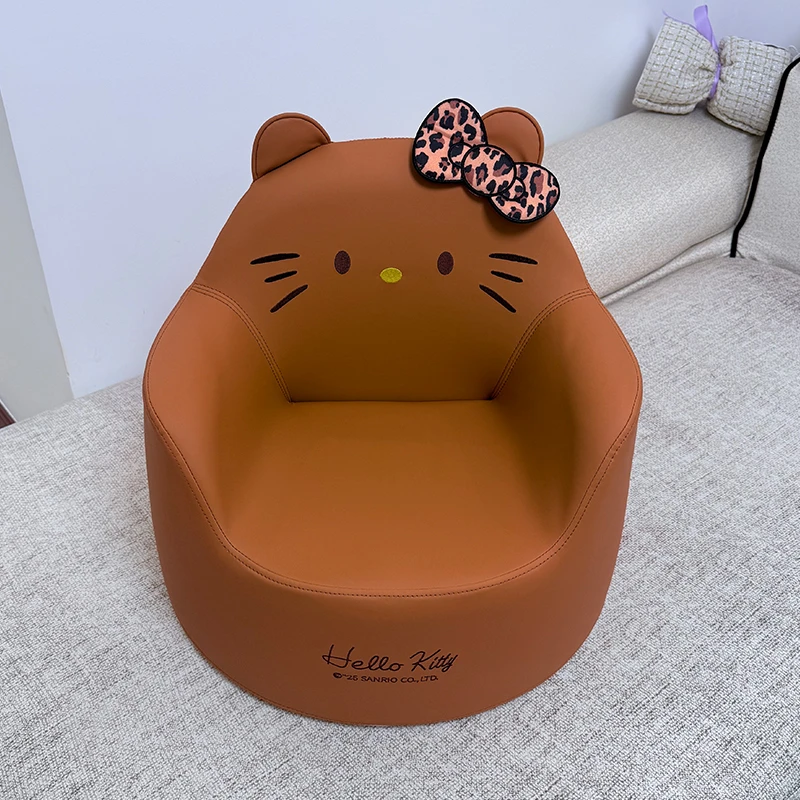 青蓝鹊中式木动物图案人物沙发单人客厅凳子沙发椅可爱卡通皮质