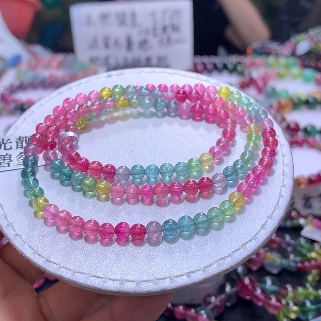 【闪购商品】未镶嵌手串碧玺4.8m