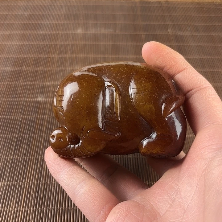 用***2和田玉未镶嵌挂件