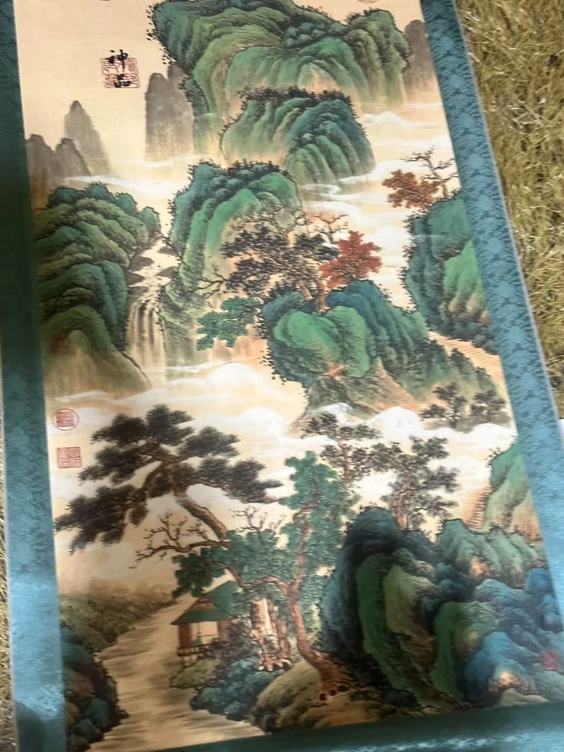 【仲奇】精品字画红山水中堂