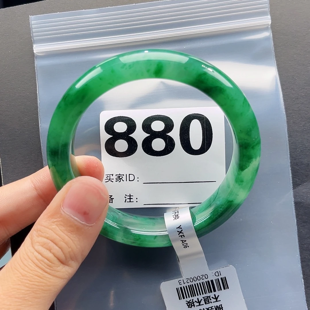 未镶嵌手镯石英质玉（非洲翠）58圈口880