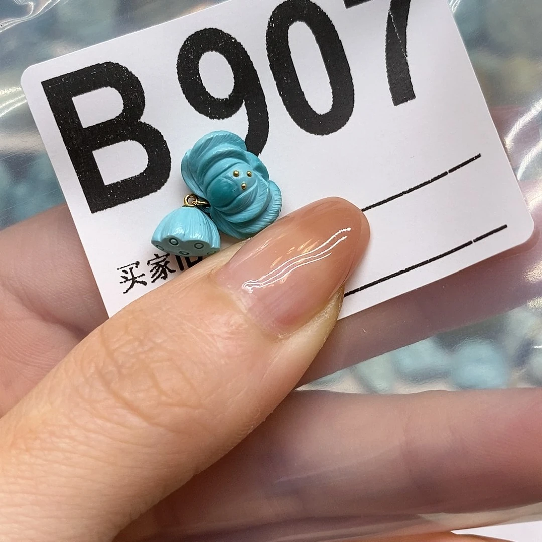 未镶嵌绿松石绿松石配饰定制