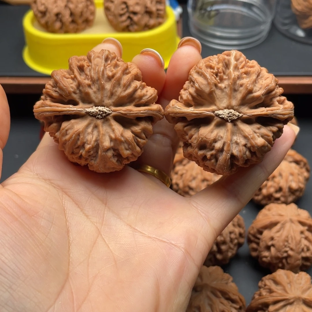 清***风把件文玩核桃粗筋48