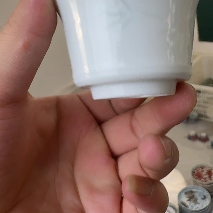 星***仔瓷片玲珑瓷客杯微瑕拍一发6
