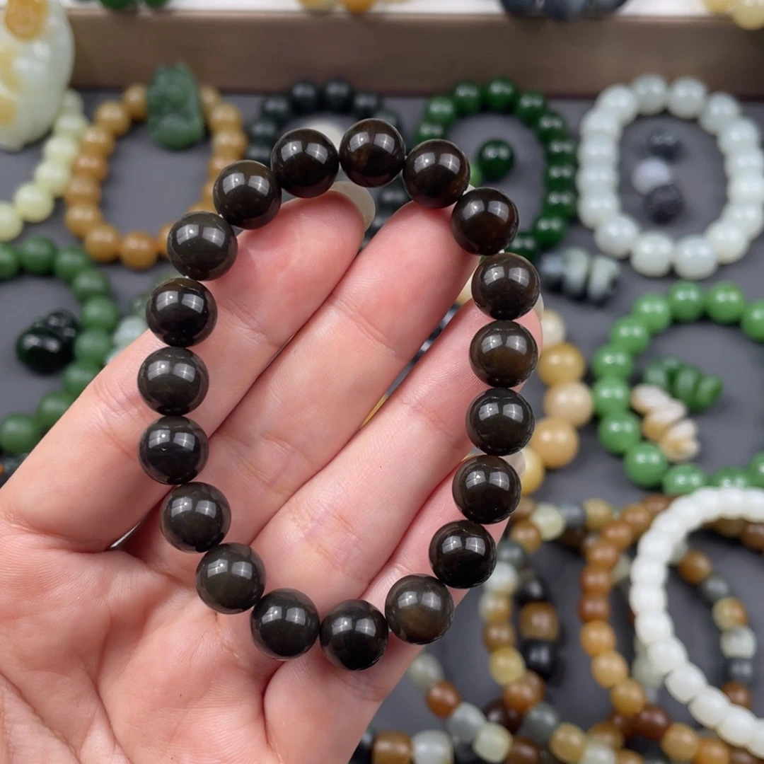 和田玉手串未镶嵌