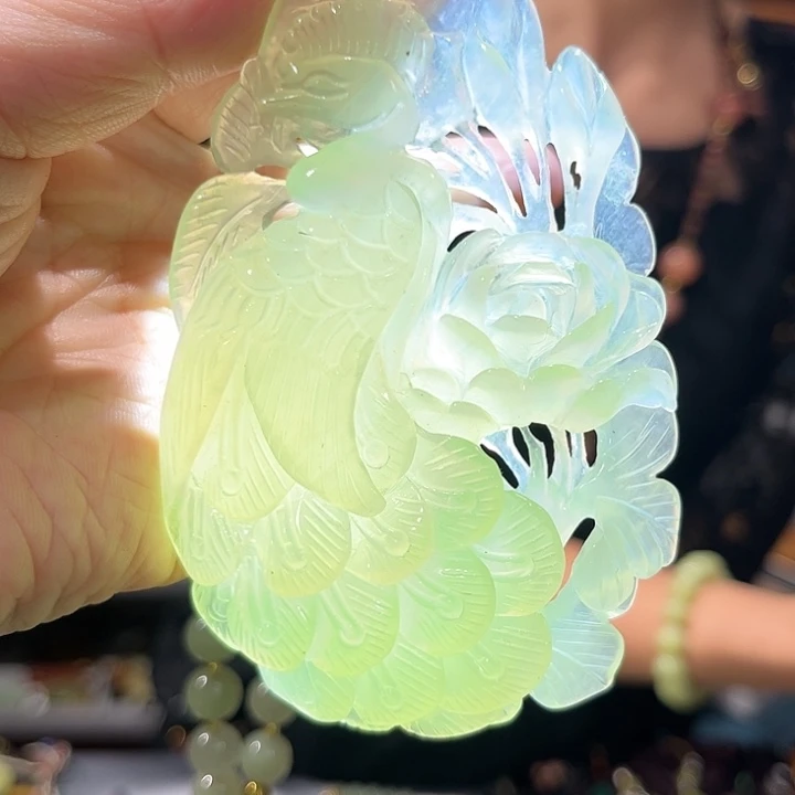 未镶嵌岫玉毛衣链