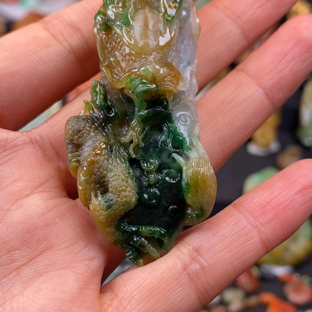 定制翡翠未镶嵌天***秋