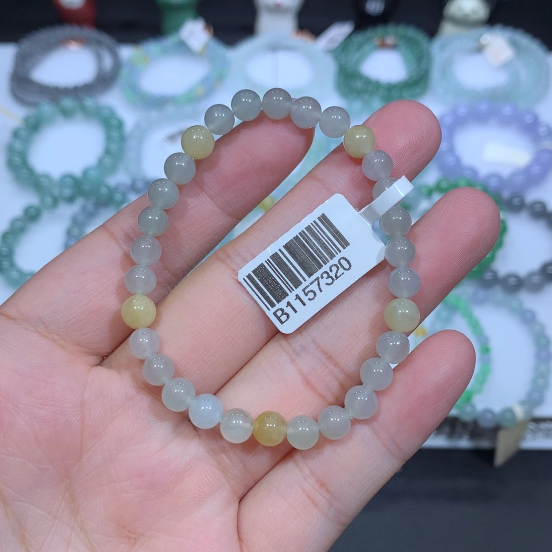 未镶嵌手串翡翠天然