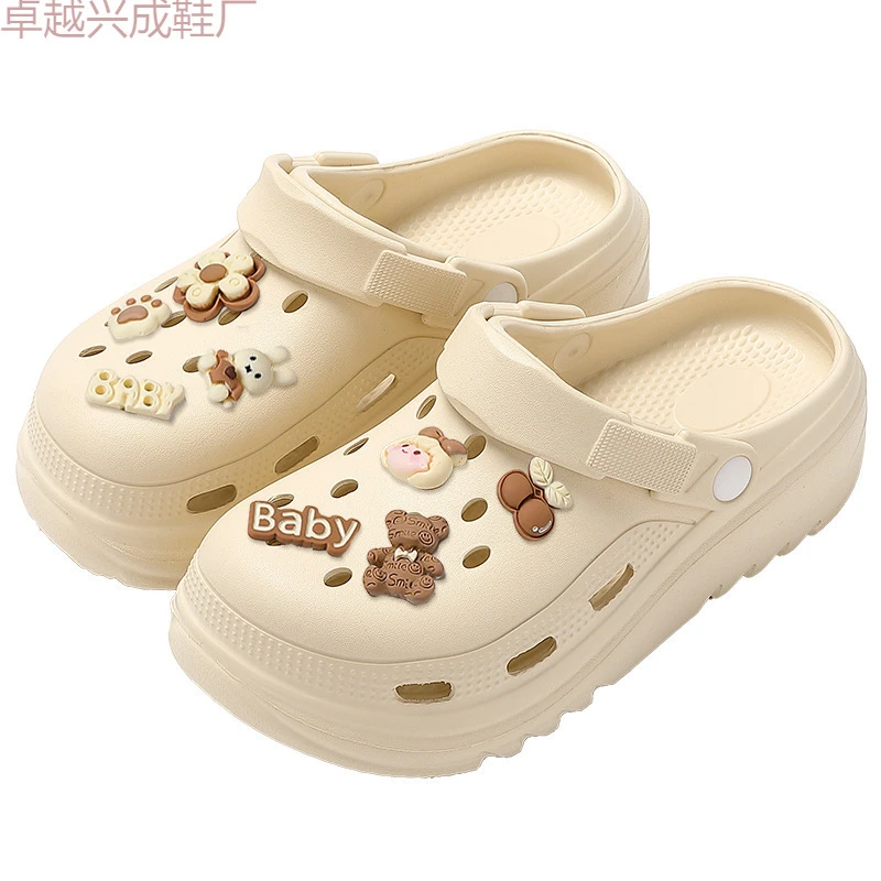 拖鞋女款新款夏季外穿防滑洞洞鞋女款2025新款爆款