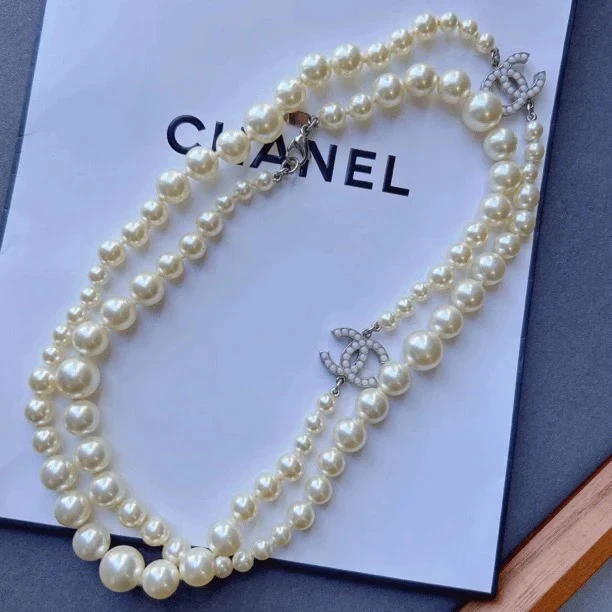 95新 Chanel/香奈儿 Chanel vintage香奈儿中古珍珠项链