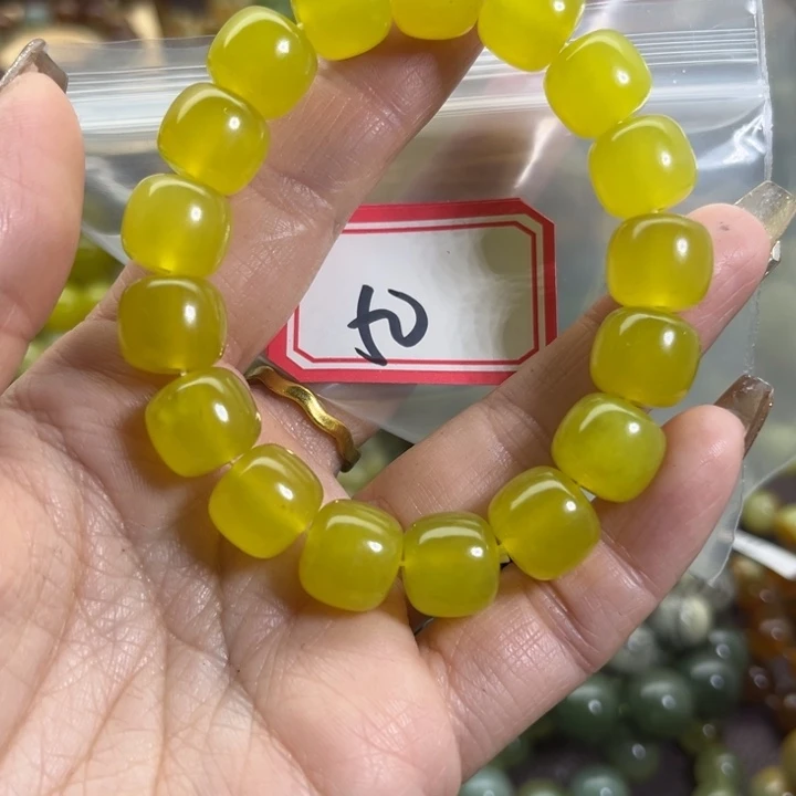 蛇纹石玉未镶嵌手链
