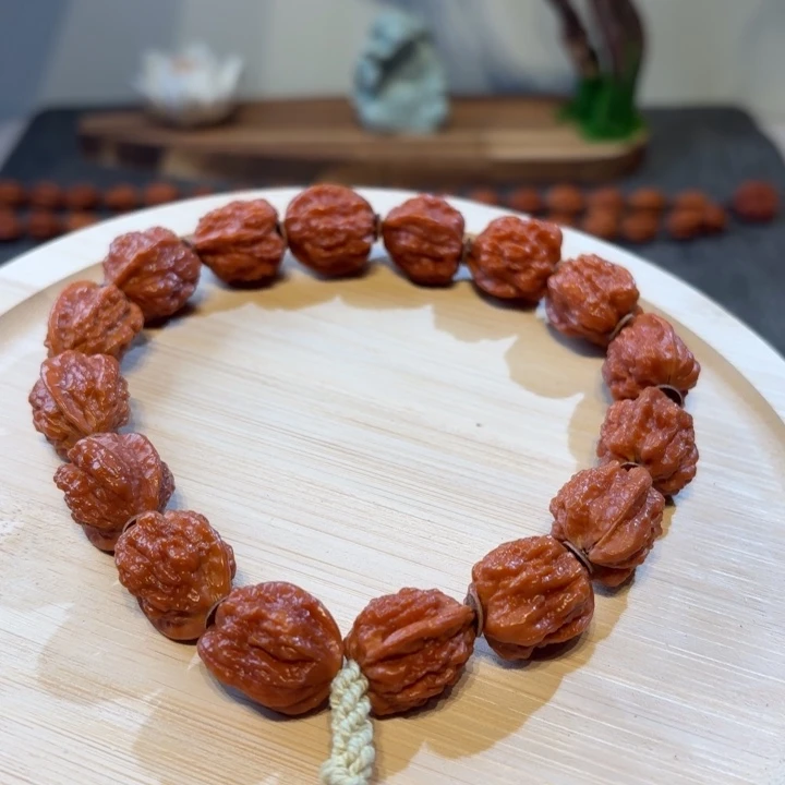 文玩核桃手串小金蟾