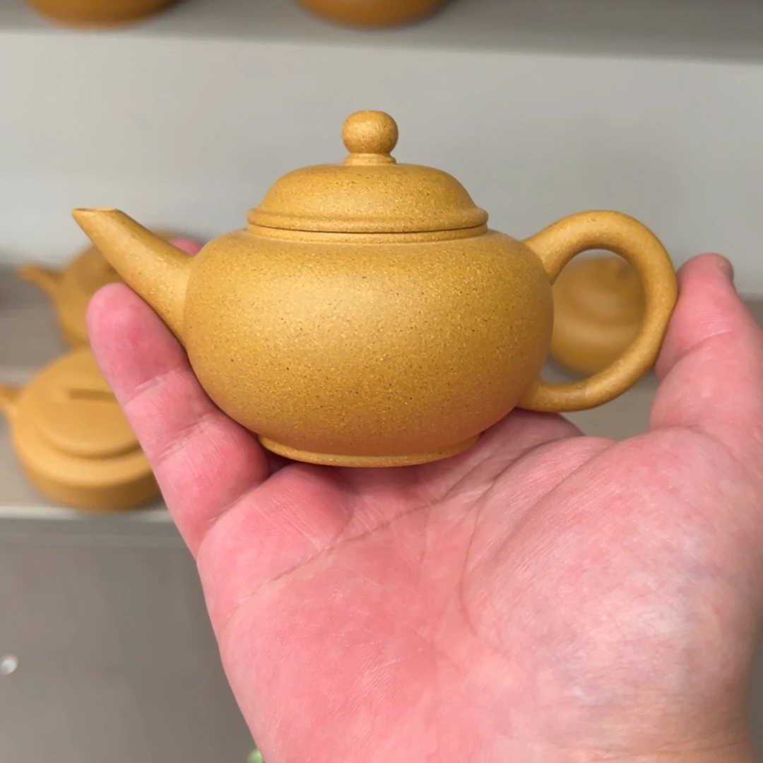茶壶紫砂120cc黄金段水平