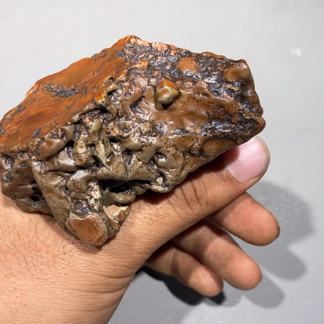 雨***林玛瑙/玉髓车挂合金847