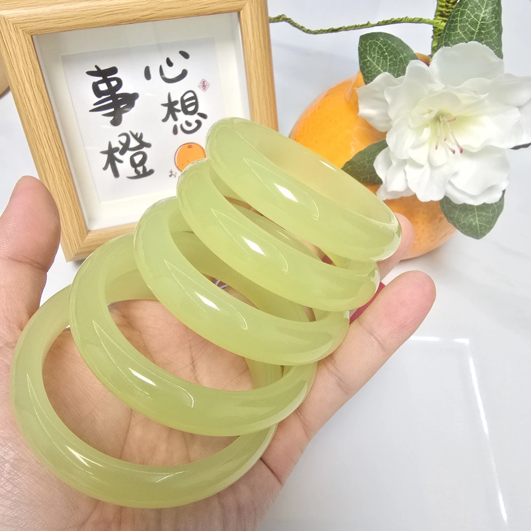 005-【冰 晴 水 】正 圈 手 镯-女士宽13-14mm多样性发其一