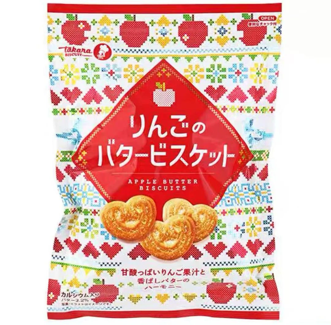 日本苹果黄油饼干零食