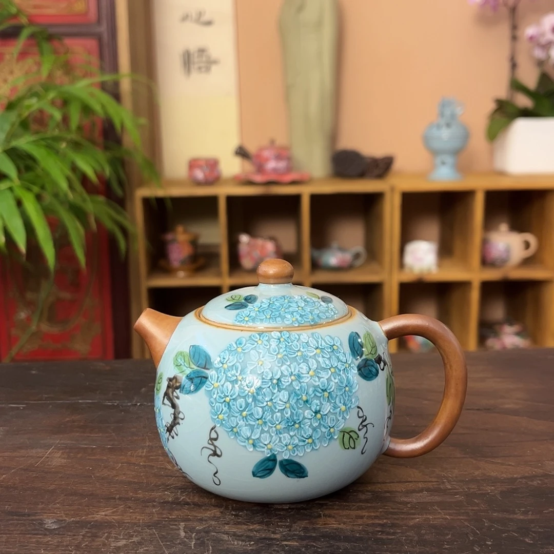 柴烧手工手绘陶瓷