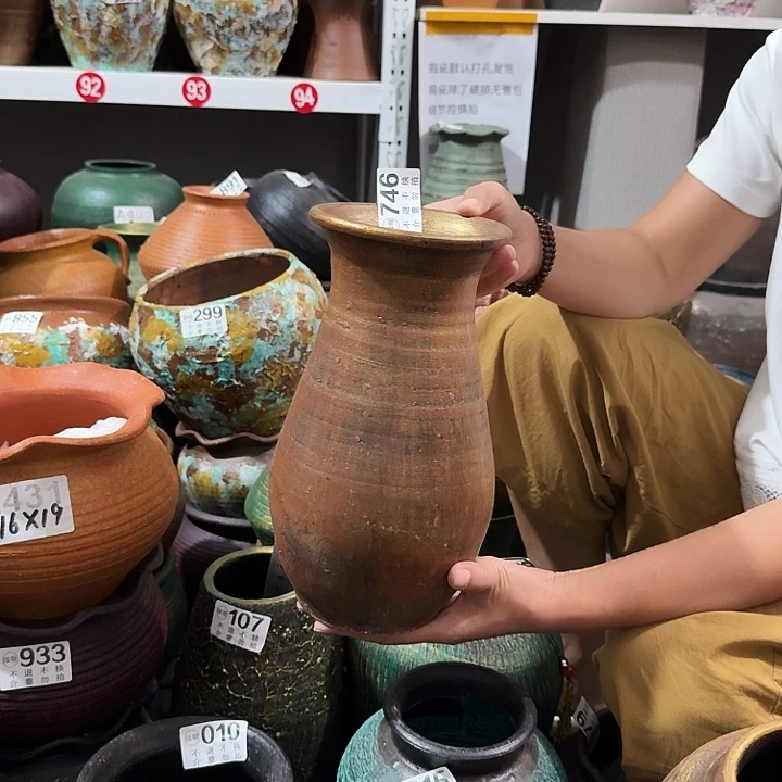 瑕疵金色瓶746高度27口径12