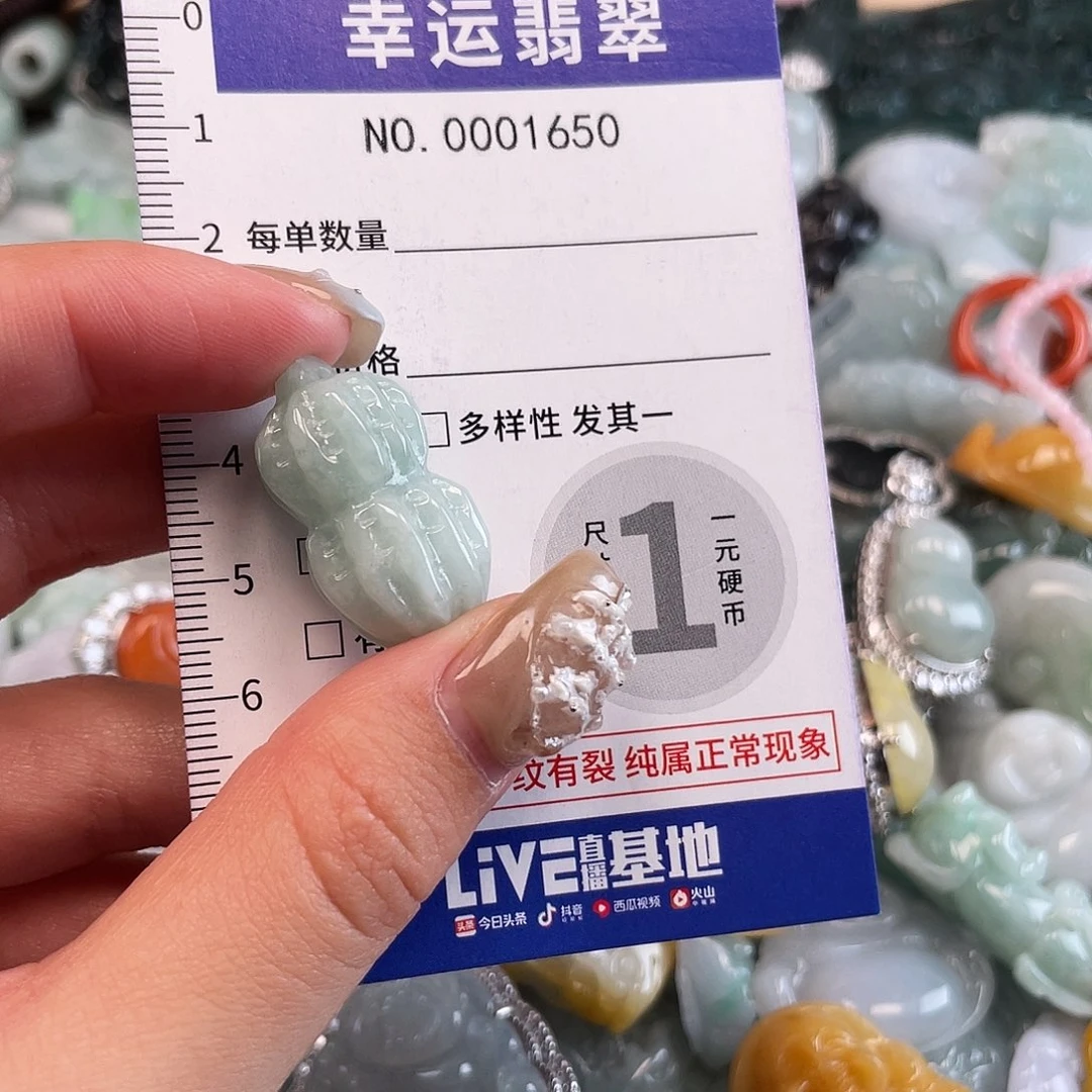 翡翠未镶嵌颈饰1650