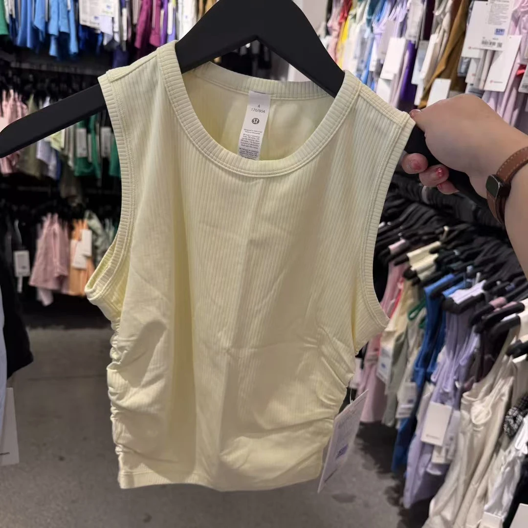lululemon all it takes tank ribbed nulu 女士螺纹背心无胸垫
