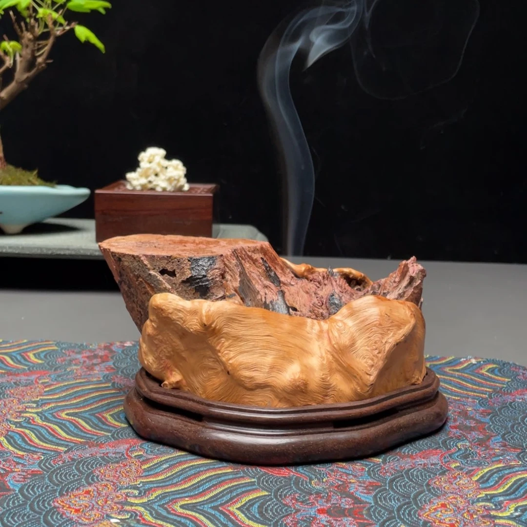 力***技荔枝木荔枝木香炉底座