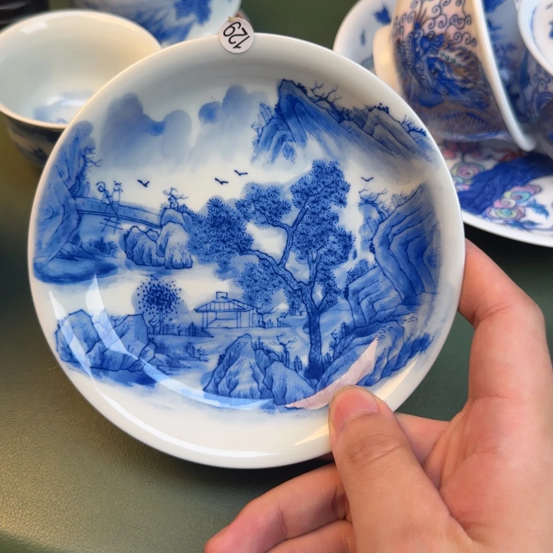 彦祖纯手工手绘茶具129