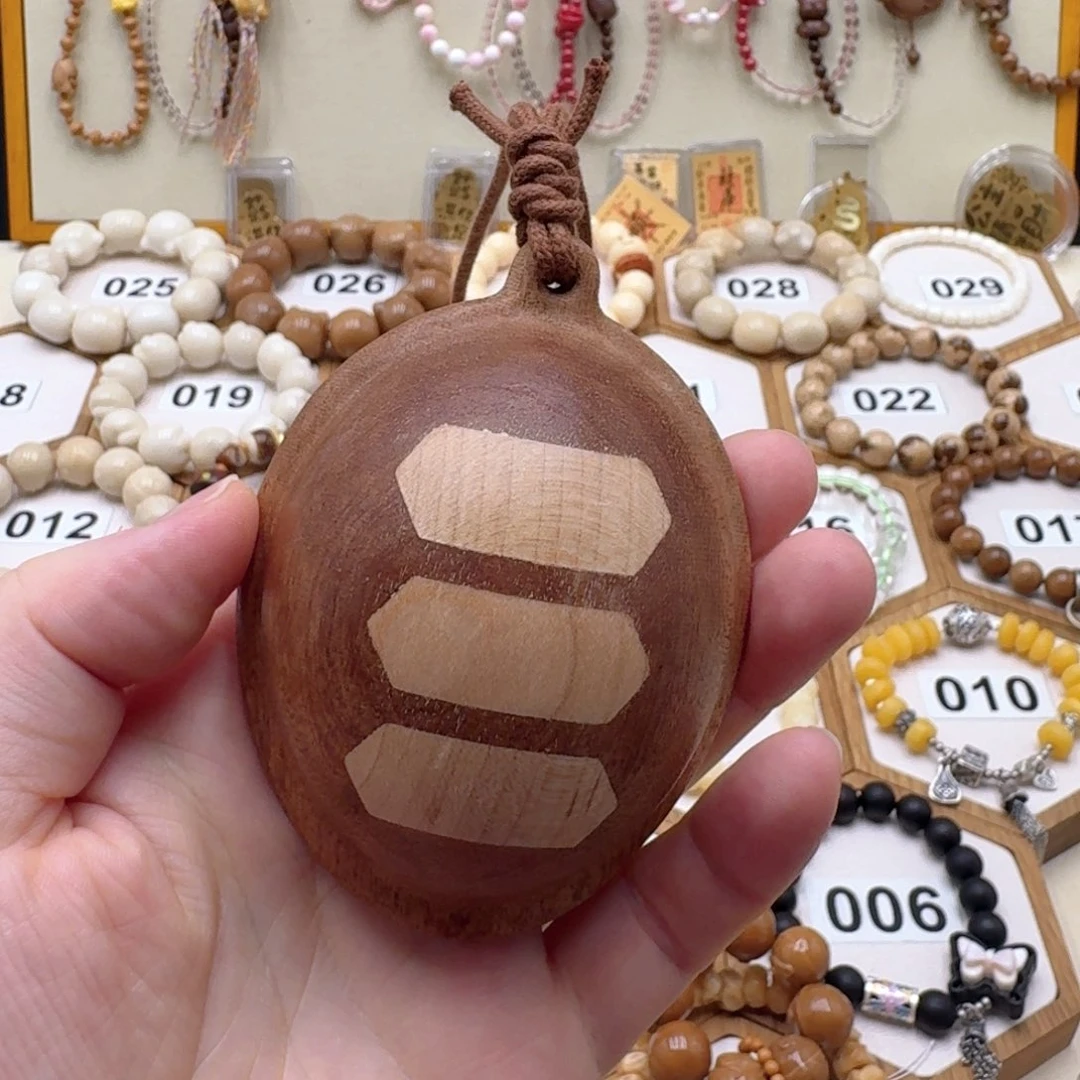 菩提根/象牙果吊坠猫*