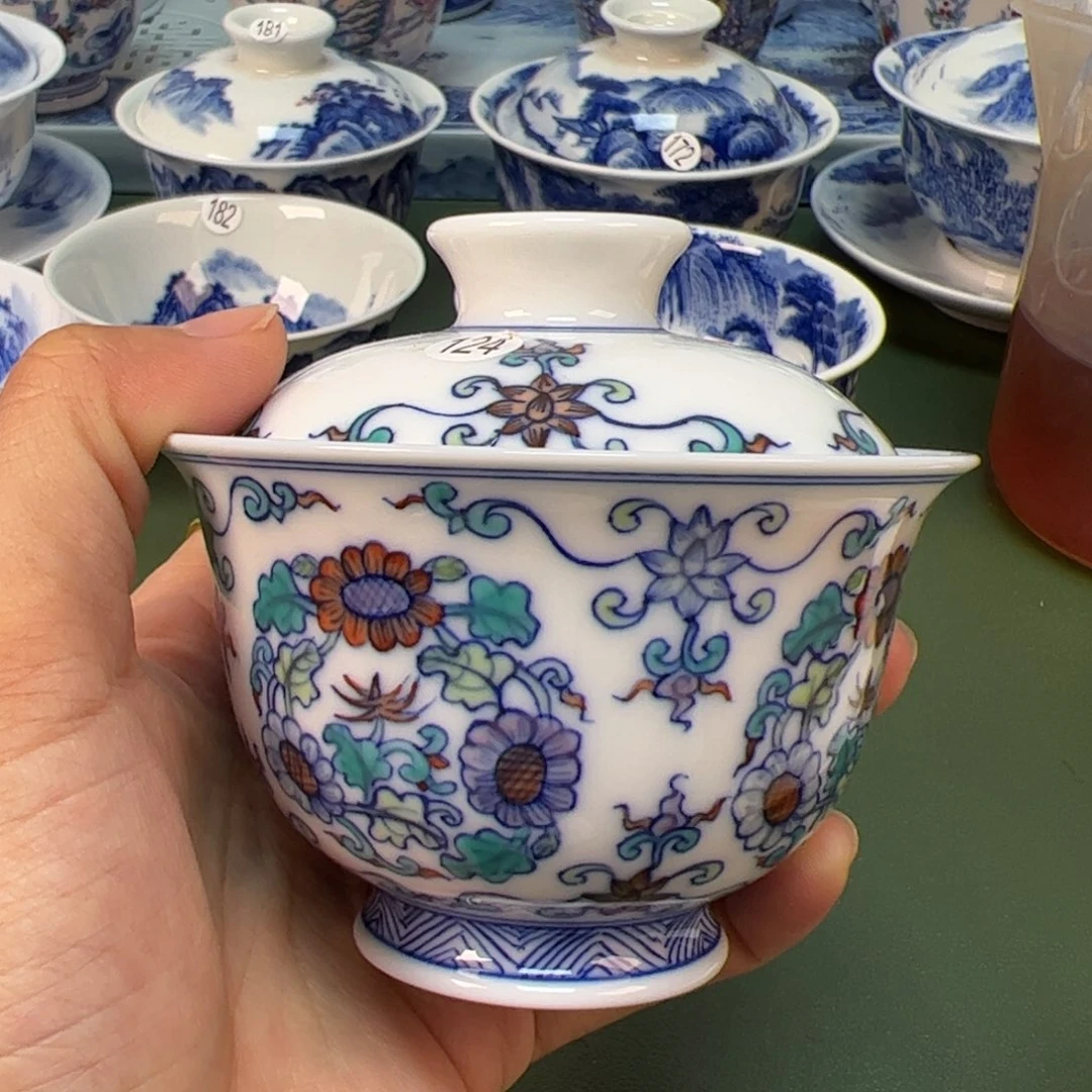 木木景德镇纯手绘茶具124