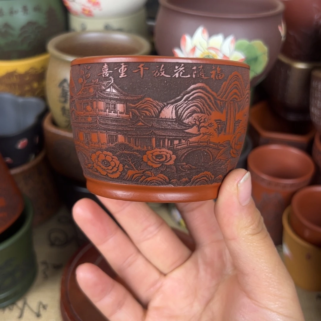 茶杯紫砂紫砂杯紫砂