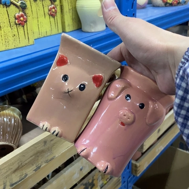 陶瓷花盆单场满9.9发8*12微瑕