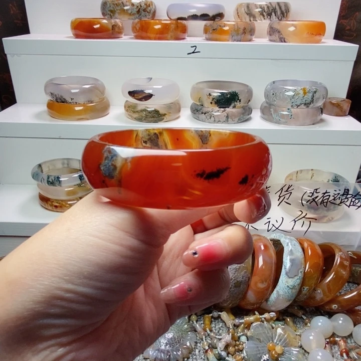 玛瑙/玉髓手镯未镶嵌用****5