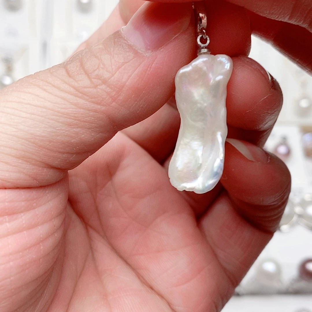 淡水珍珠合金颈饰037