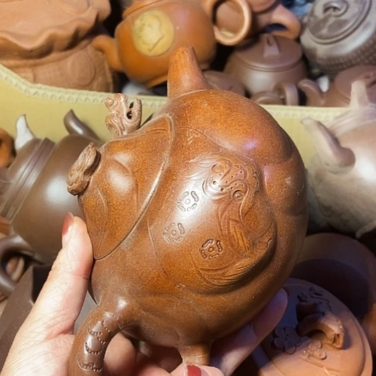 全手工制作宜兴紫砂壶