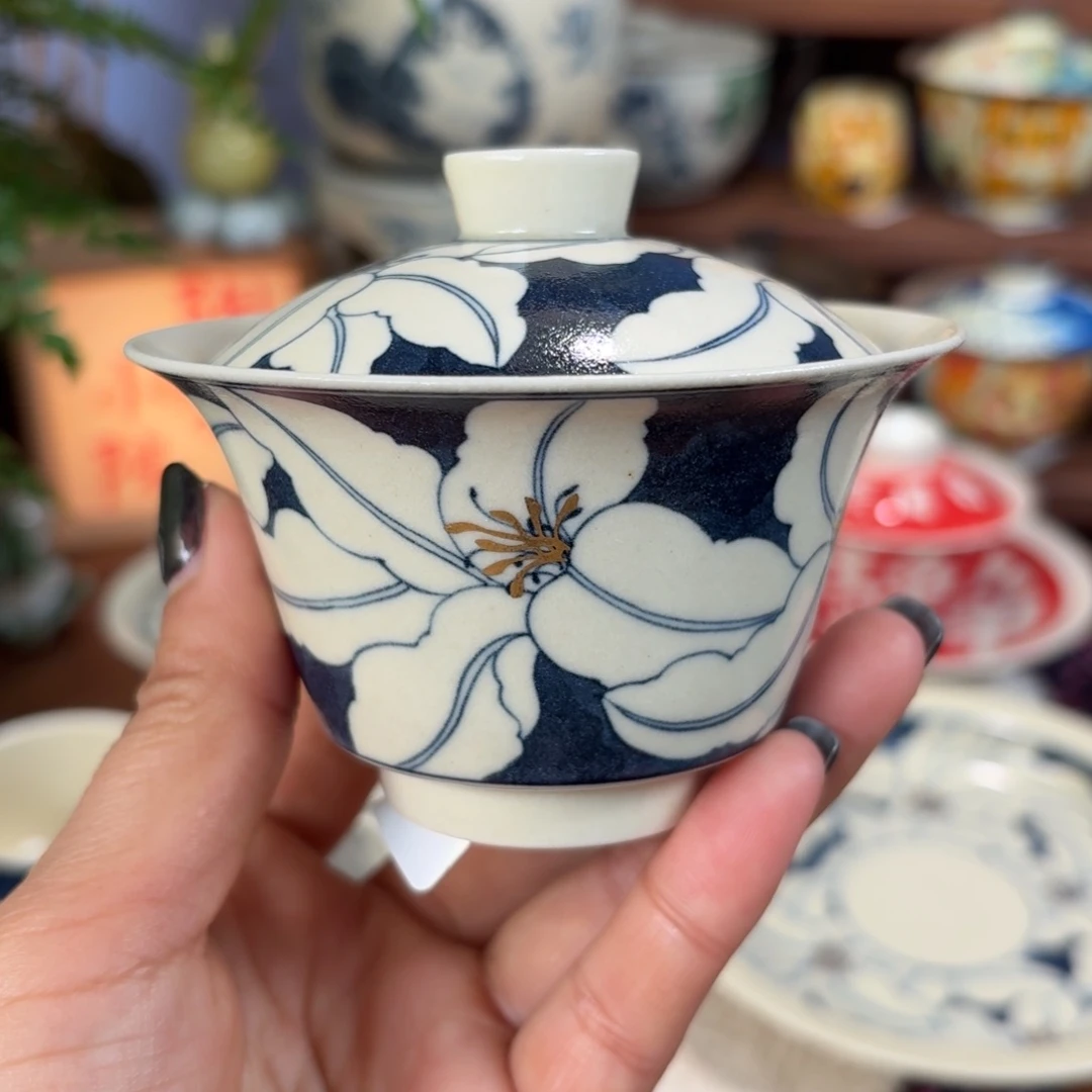 瓷曦下岚行老师上新盖碗498