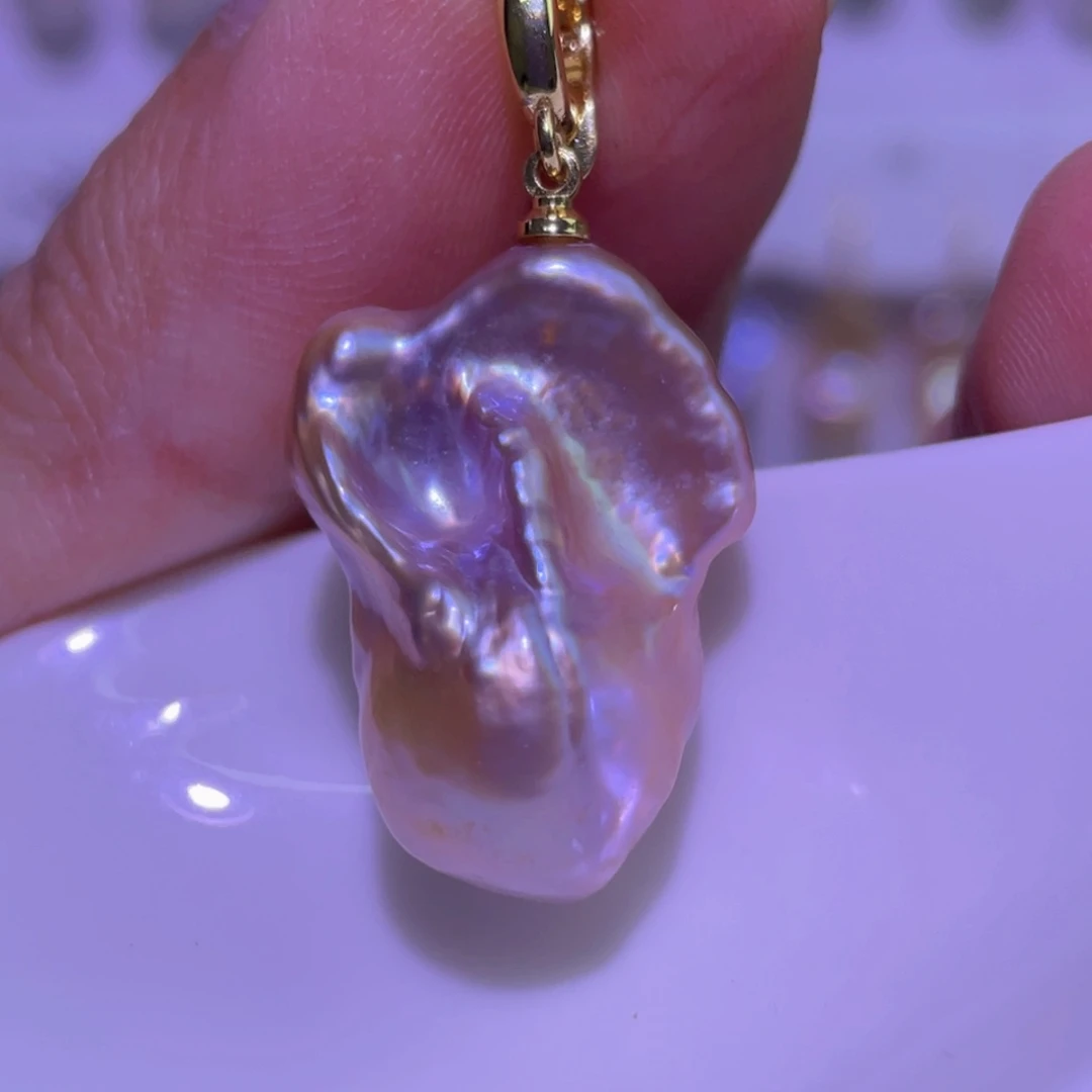 天然淡水珍珠吊坠未镶嵌淡水珍珠