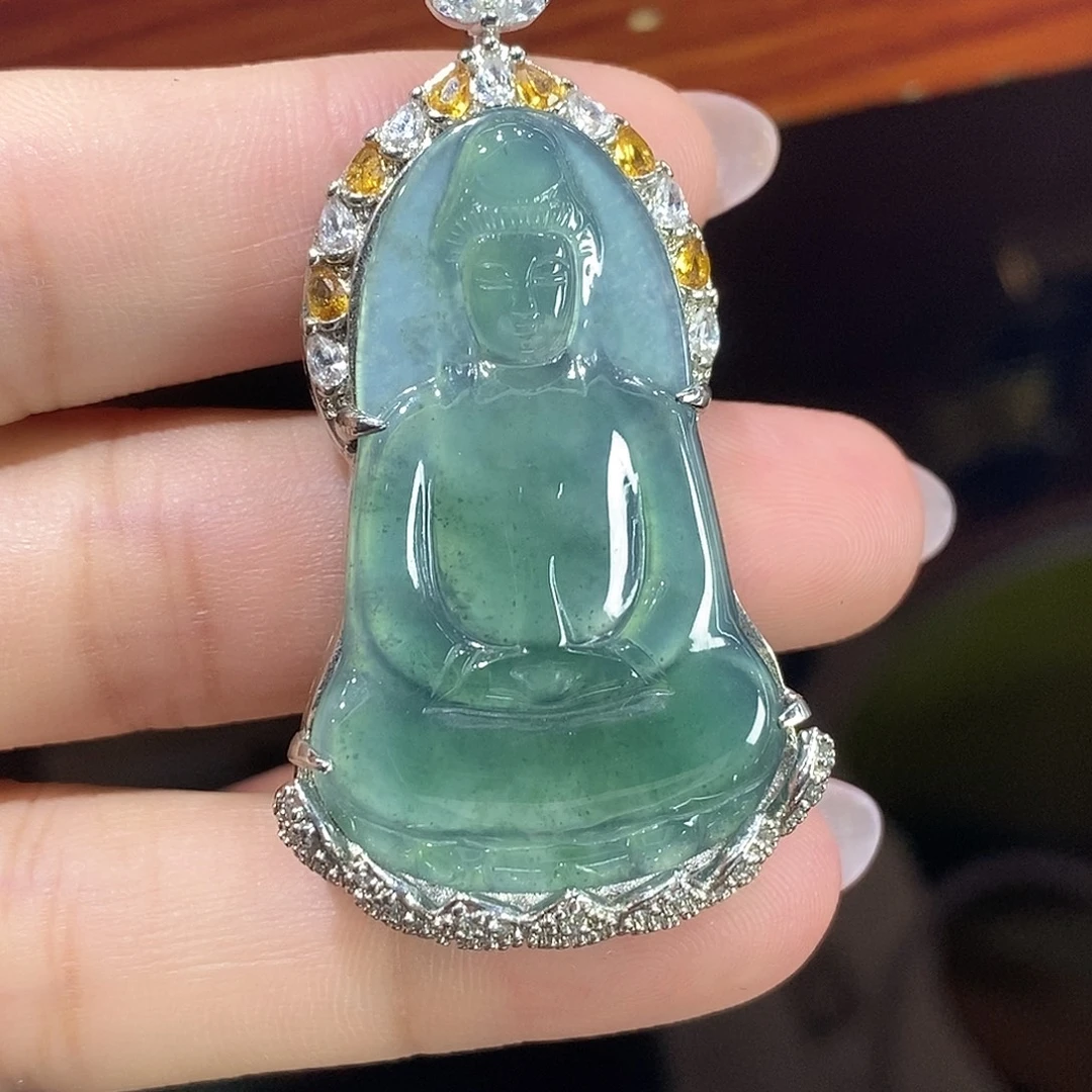 颈饰未镶嵌翡翠翡翠观音