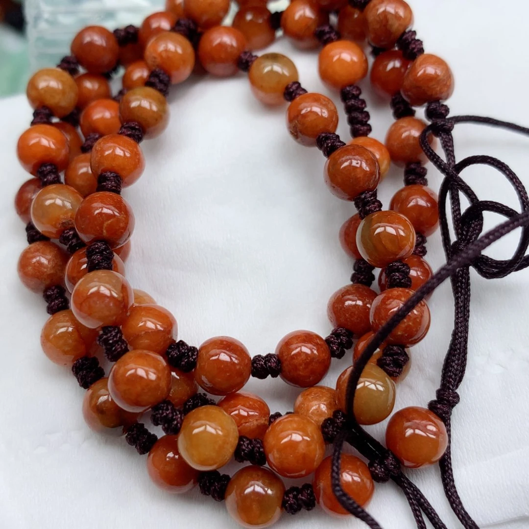 翡翠未镶嵌颈饰手串