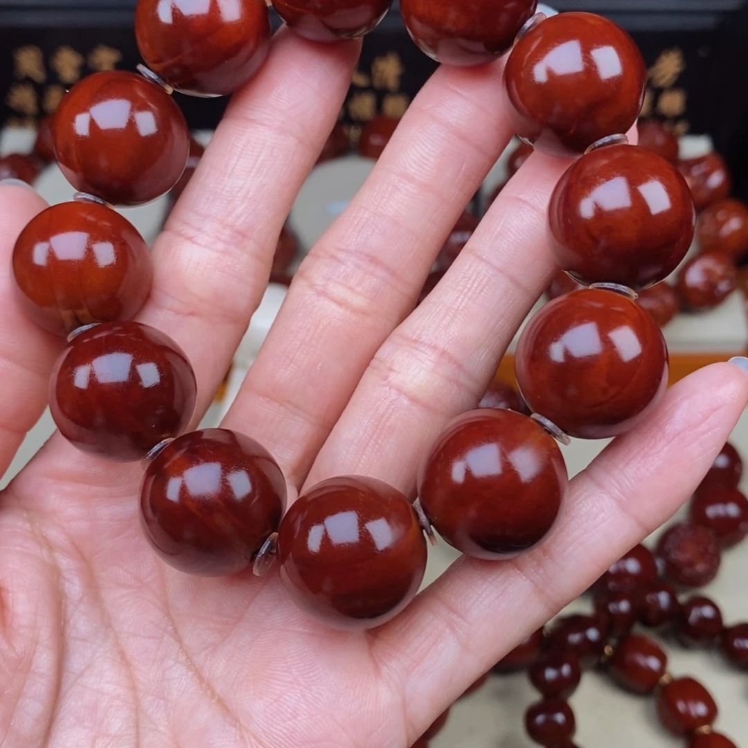 宅***男吊坠橄榄核光珠光珠