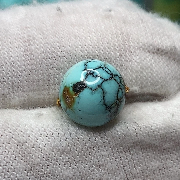 未镶嵌绿松石天然原矿 带武汉地大证书