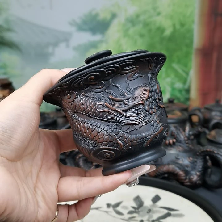 紫陶体验盖碗。。。。