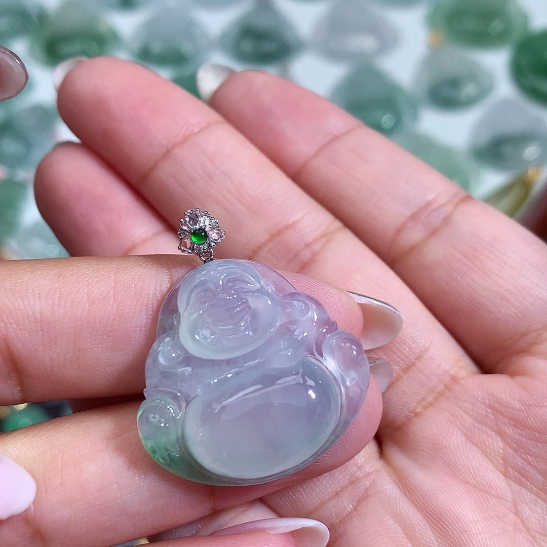 颈饰未镶嵌翡翠佛公